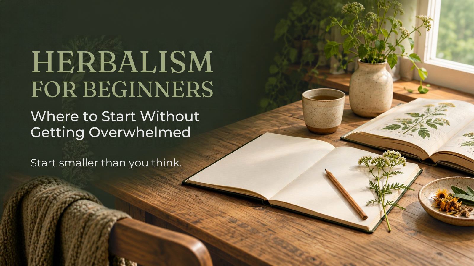 Herbalism for Beginners: Where to Start Without Getting Overwhelmed